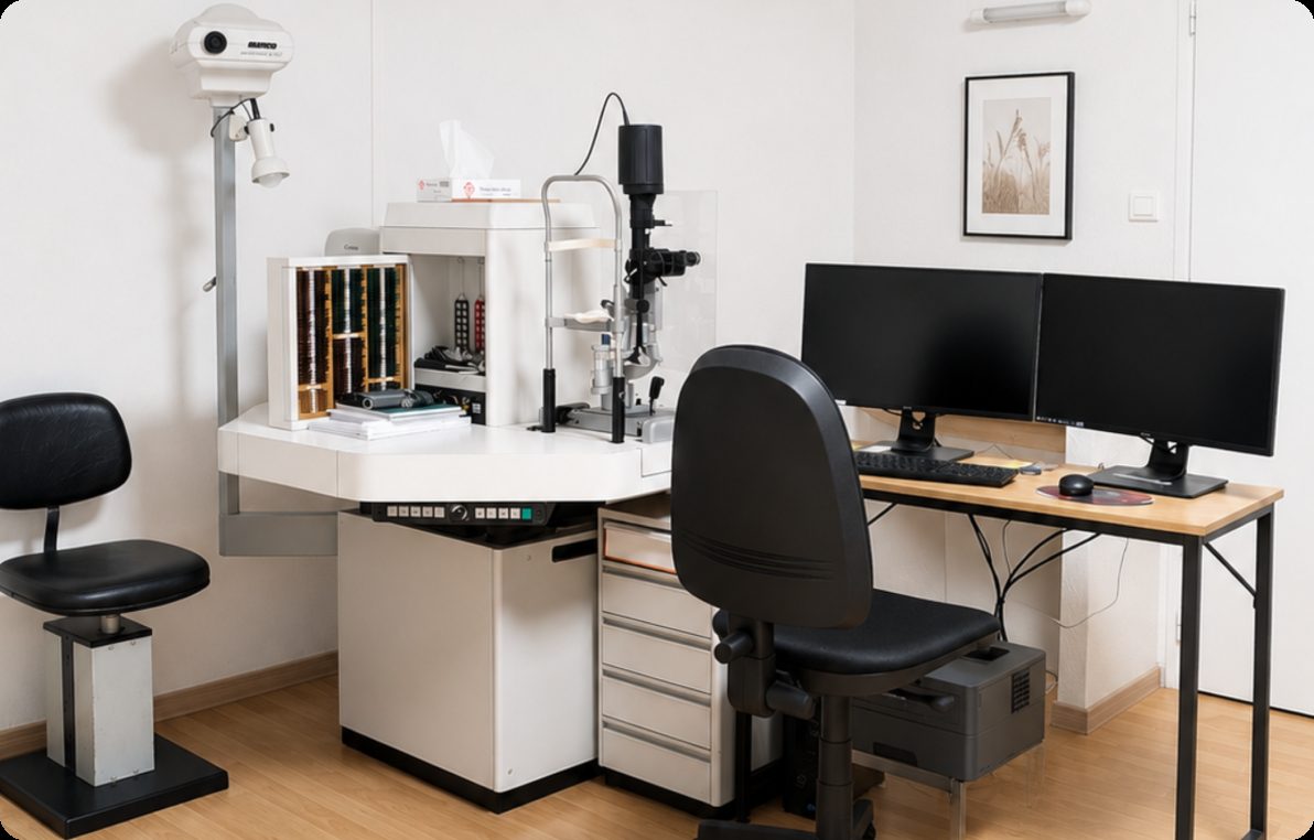 Cabinet d'examen du centre d'ophtalmologie de Caussade
